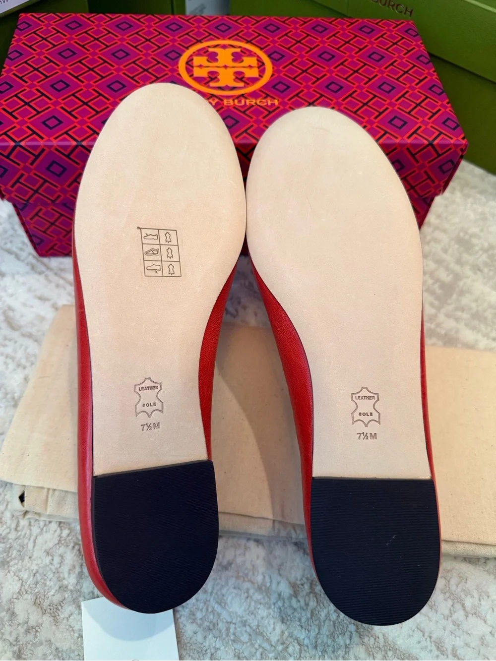 Tory Burch Ballet Flats with Tory Charm